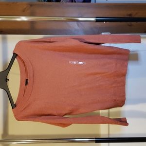 Buckle sweater burnt orange size xl
